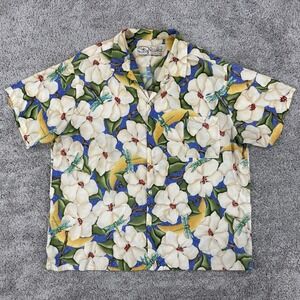 Bayou Wear Shirt Men's XL Moonlit Magnolias HowAhYa Hawaiian Camp Jazz Fest